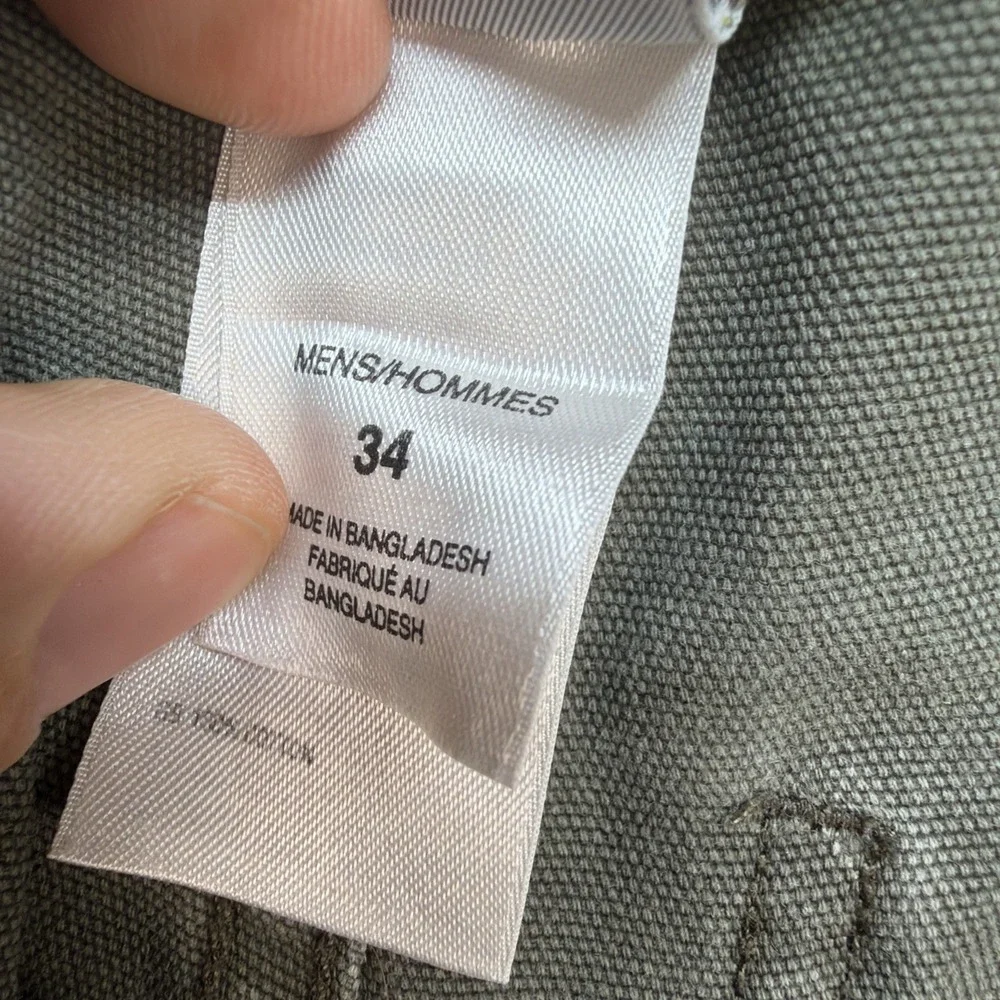 The North Face Cargo Pants Mens 34‎ Green Hiking Tactical Utility A5